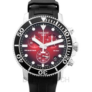 Tissot T-Sport Seastar 1000 Chronograph Stainless Steel Quartz Red Dial Men s Watch T120.417.17.421.