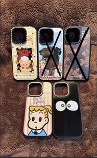 (包平郵) Casetify style 電話殼 防摔 保護殼 iphone 16 pro Disney 日本插畫大師 原田治女孩 Osuma Goods Lucky Girl 黑色框 Maltese