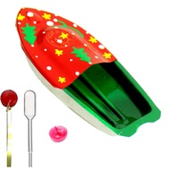 Yogic Mantra Pop Pop Boat Science Kit | Christmas Theme | 1 Noisy Putt Putt Steam Engine Boat | Clas