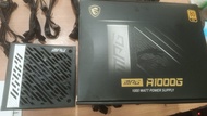 MSI MPG A1000G PSU 1000W 80+ Gold Fully Modular Power Supply BEKAS