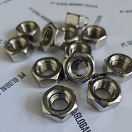 HEXAGON STAINLESS STEEL NUT 304 M 12 Skru Nut Stainless Steel Screw Nut