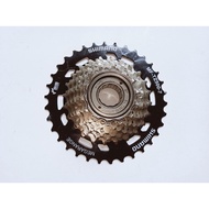 SHIMANO sprocket gear 7 SPEED THREAD MODEL 14T-34T MEGARANGE
