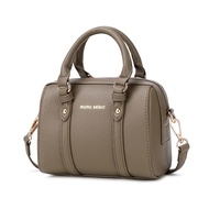 【Mumu Select】M212 Cute Quality Small Women PU Leather Sling Bag Shoulder Boston Bags For Students