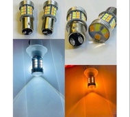 หลอดไฟหรี่-เลี้ยว ขั้ว 1157 2จุด สำหรับ D-max เก่า 45SMD หรี่ขาว-เลี้ยวส้ม (จำนวน 2หลอด)