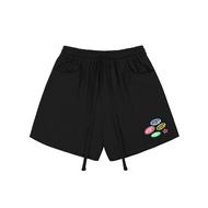 [BUDDY] Quần kaki thô thêu sticker ống to form trên gối - PIN SHORTS
