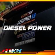 DIESEL POWER Cutting Sticker