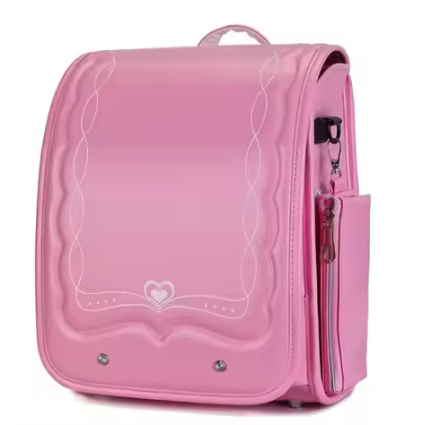 Japan School Backpack for girls kids Orthopedic backpack book bags Children PU Japan school Bag stud