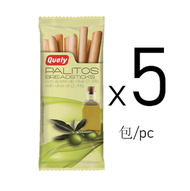 Quely - 地中海餅乾條 - 橄欖油 50g x 5（西班牙製造）