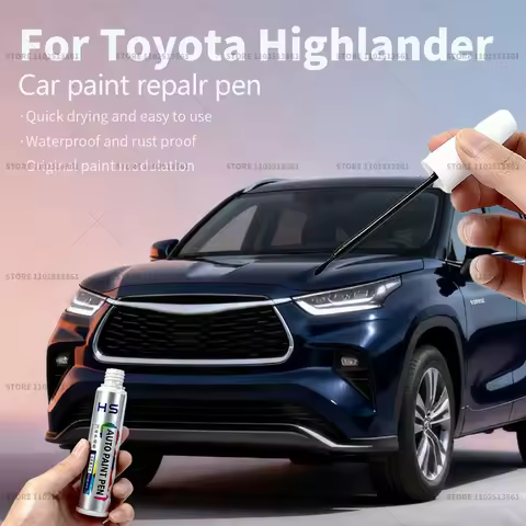 For Toyota Highlander Car Paint Repair Pen Touch Up Scratch Remover DIY Auto Accessories White 089 R