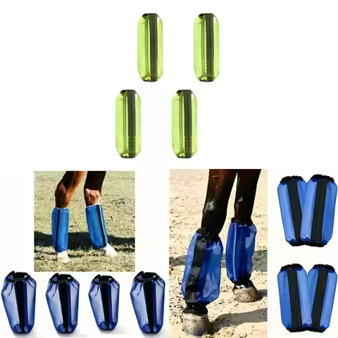 4Pcs Light Weight Horse Leg Fly Repellents Cover Breathable Mesh Fly Legging 24BD