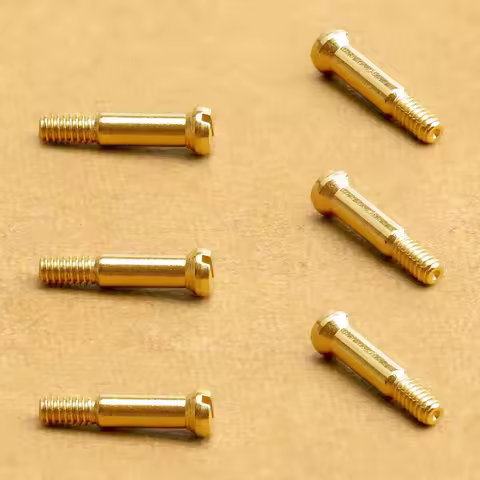 LOCKFIT Replacement Stainless Steel Flat-Slotted Screws 2.0*1.0*7.0mm for RayBan RB2140, RB2283, RB2