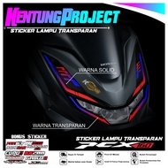 Stiker Lampu PCX 160 Variasi Lampu Alis Motor Honda PCX 160 New