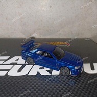 Hot Wheels Premium Fast and Furious Nissan Skyline R34 Biru/Blue