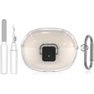 for SHOKZ OpenDots ONE Case, [with Lock] OpenDots ONE Case Cover Clear TPU Shockproof Protective Com