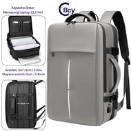 CBcy Waterproof Expandable Travel Backpack 16 inch 35-55L Laptop Backpack Business Backpack