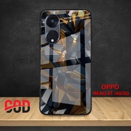 (N25) Softcase Glass Kaca Oppo Reno 8T 4G 5G  - Case HP Oppo Reno 8T 4G 5G