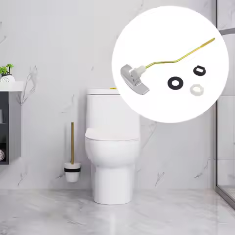 Side Mount Toilet Trip Lever Toilet Tank Flush Lever for Home Dorm Lavatory