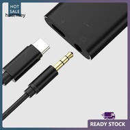 Mini Type-C Adapter USB31 2 in 1 USB C to 35mm Type C Cable Converter for Phones