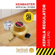 Kenmaster Kepala Regulator Gas LPG + MTR KM-911 Blister Kepala Elpiji - KSG-014