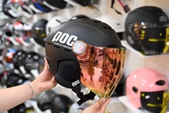 Nón bảo hiểm xe máy POC P10 độ Kính dài/ngắn nhiều màu-helmet