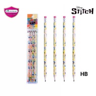 Master Art ดินสอดำ ลายสติทช์ Stitch Bkacklead Pencil ความเข้ม HB 2B แพ็ค 4 แท่ง
