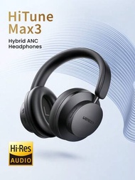 UGREEN Hi-res Hitune Max3混合式35db Anc有源降噪耳機,無線藍牙耳機, 3d空間音訊效果