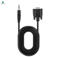 DB9 9 Pin VGA female cable ,DB 9 Female to TRS 3.5mm (1/8in) TRS Stereo Male Serial Data Cable-6 Fee