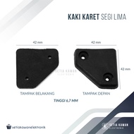 Kaki Karet Segi Lima (PVC) Box Speaker / Power / Amplifier / Salon Speaker / Audio / Sound System / Hardcase / Sofa / Pintu / Meja