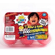 Ryan's World / Ryan Toys Eggstravaganza 6 Pack - Series 2, Series 3, Series 4 Mulitcolored Build a R