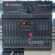 mixer mini bluetoot Mixer dBvoice Valentine 12 Efek Digital Reverb 199DSP 2Groub USB Bluetooth Playe