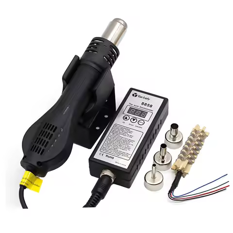 Soldering Station 8858 Portable Digital Hot Air Gun BGA Rework Solder Station Hot Air Blower Heat Gu