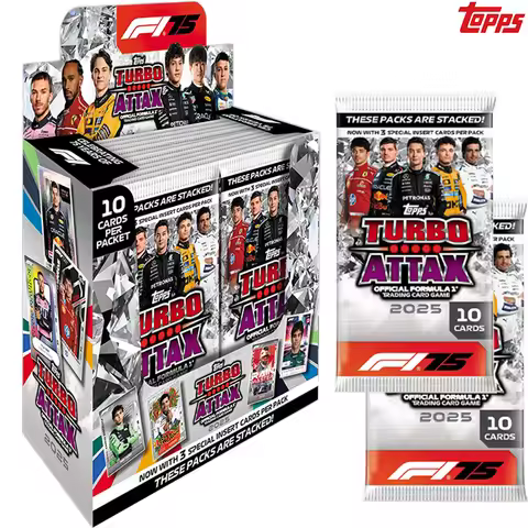 2025 New Topps Turbo Attax Formula 1 Collection Card Game Each Packet Contains 3 Special Insert Card