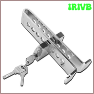 IRIVB Car Clutch Lock Auto Brake Pedal Lock Car Accessories Universal Steel Stainless Throttle Accelerator Security Anti-Theft Tool EIFIB