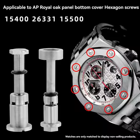 Stainless steel screws for AP Audemars Piguet Royal Oak Offshore 15400 26331 15500 watch Front botto