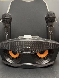 SDRD Karaoke Microphone Speaker with 2 Microphones