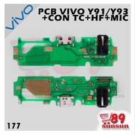 Pcb VIVO Y91/Y93/Y95/Y93S/Y90/Y1S+CON TC+HF+MIC ORI