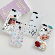 เคสสำหรับหัวเหว่ยY6 2018 /Huawei Y6 Prime 2018ซิลิโคนTPUพิมพ์เคสโทรศัพท์เคสสำหรับหัวเหว่ยY6 2018ปลอก5.7