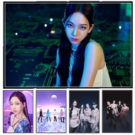 Poster KPOP Aespa Album Baharu Dreams Come True Kertas Foto Berkilat Tinggi Karina Giselle Winter Ni