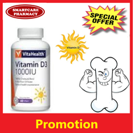 Vitahealth Vitamin D3 1000IU 60 Softgels - Latest stock