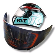 (SE) Kyt R10 Flat Visor Glass Helmet Lens Clear and Smoke Color