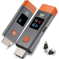 Wireless HDMI Transmitter and Receiver 165ft/50m Extender 4K Decode Input 1080P Output Plug&Play Por