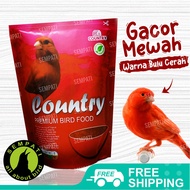 SEMPATI Pakan Burung Kenari Merah Country Cede Red Intensive Canary Pencerah Warna Bulu Merah Merona Makanan Burung Kenari Gacor Panjang Durasi Berstamina