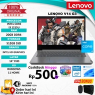 Laptop Baru Lenovo V14 G3 Intel Core I3 1215U 20GB 512GB SSD 14 FHD