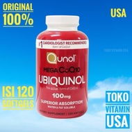 Qunol Mega Ubiquinol CoQ10 100mg Superior Absorption 120 Sofgels