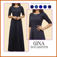 ⚛ ∛ ☻ Gina Dress Long Sleeves Dress Ninang Dress Bridesmaid Dress Taytay Supplier