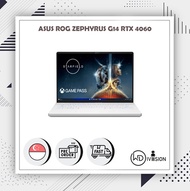 512 GB SSD ASUS ROG Zephyrus G14 RTX 4060 14” 165Hz Gaming Laptop QHD / AMD Ryzen 9 16GB RAM/ NVIDIA