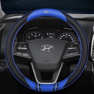 Car Steering Wheel Cover Leather Steering Wheel Cover for Hyundai Stagazer Creta Accent Getz Avega I
