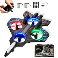 360° Flip RC Plane Toy Drone Remote Control Glider Jet Flying 2.4G LED Light
