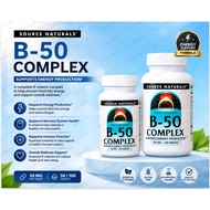 Source Naturals, B-50 Complex, 50 | 100 Tablets