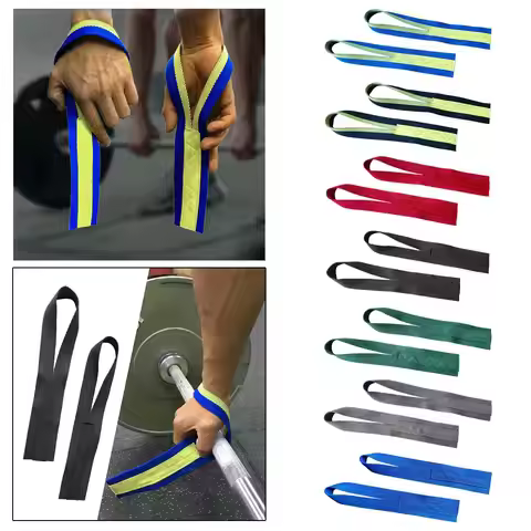 1 Pair Weight Lifting Straps, Wrist Wraps Equipment, Lightweight Deadlift Straps, Hand Grip Support 